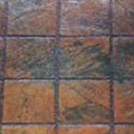 6x6 Grouted Slate Tile Mat - M46